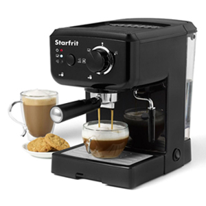 Starfrit's cappuccino and espresso coffee machine